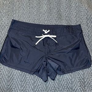 J.Crew Navy Blue board shorts ladies size 6 swim‎ cover up